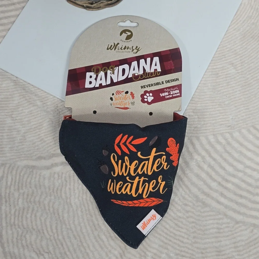 Dog Bandana Collar - Medium 